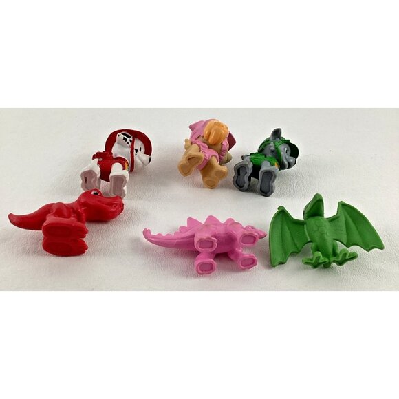 Paw Patrol Dino Rescue Pups Mini PVC Figure Lot Skye Marshall Rocky Spin Master - Picture 6 of 6